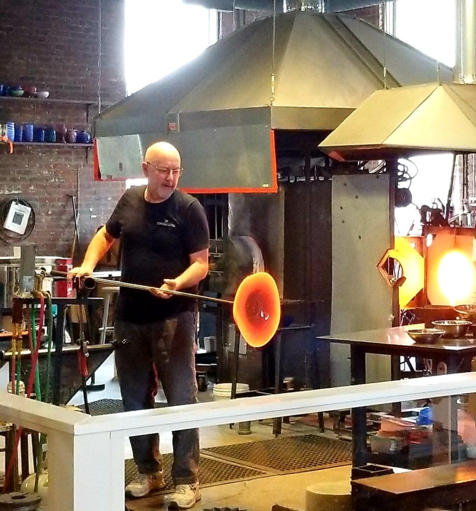 Glass-Blowing Demonstration at The Works 