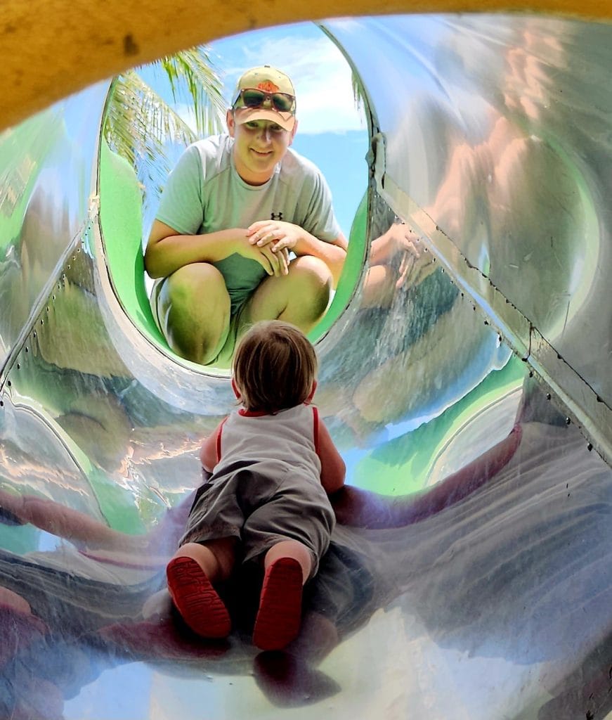 Little Finn Playing With His Big Brother Liam, at The Children's Museum Of The Treasure Coast