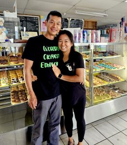 Owners of Jocelyn's Donuts- Ly Sath, and Brandon Touk